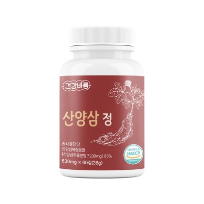 건강바름 산양삼 정 600mg x 60정