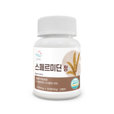 순수한줌 스페르미딘 정 1000mg x 30정