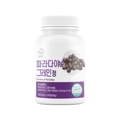 순수한줌 파라다이스 그레인 정 600mg x 60정