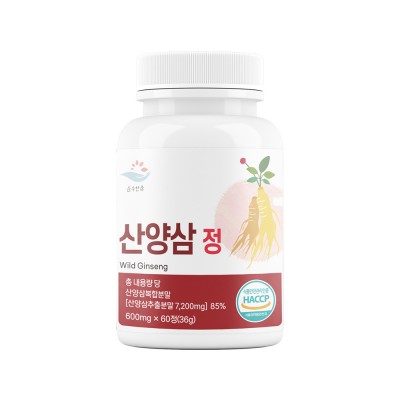 순수한줌 산양삼 정 600mg x 60정