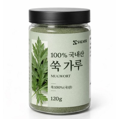 살므시 100% 국내산 쑥 가루 120g