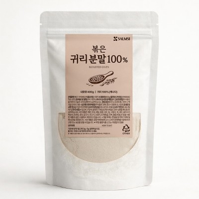 살므시 볶은 귀리분말100% 400g