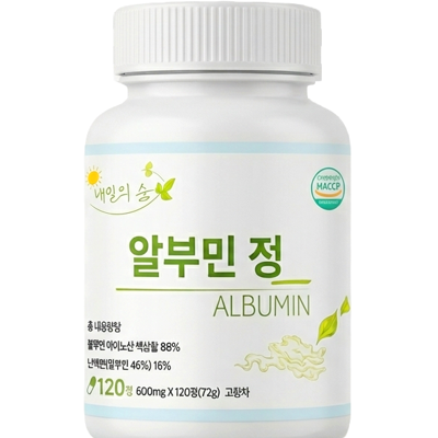 내일의 숨 알부민 정 600mg x 120정