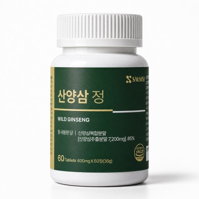 살므시 산양삼 정 600mg x 60정