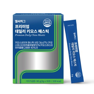 헬씨허그 프리미엄 데일리 키오스 매스틱 3g x 30포