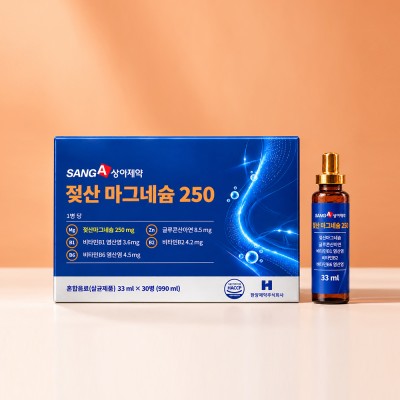 상아제약 젖산 마그네슘 250 33ml x 30병
