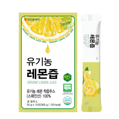 코오롱제약 유기농 레몬즙(스페인산) 20g x 15포