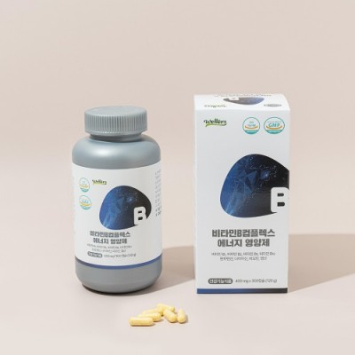 (10개월) 비타민B 컴플렉스 에너지 영양제 400mg x 300캡슐