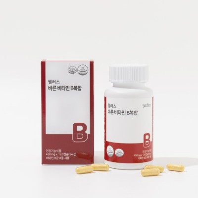 웰러스 바른 비타민B복합 450mg x120캡슐