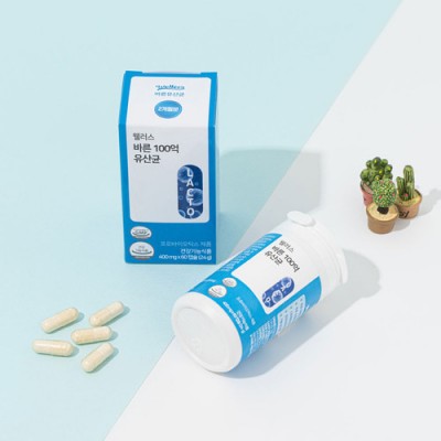 웰러스 바른 100억유산균 400mg x 60캡슐