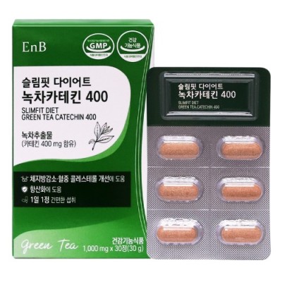 EnB 슬림핏 다이어트 녹차카테킨400 1000mg x 30정