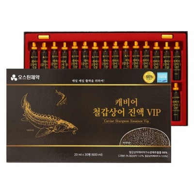오스틴제약 캐비어 철갑상어 진액 VIP 20ml x 30병 (오프라인 판매전용)