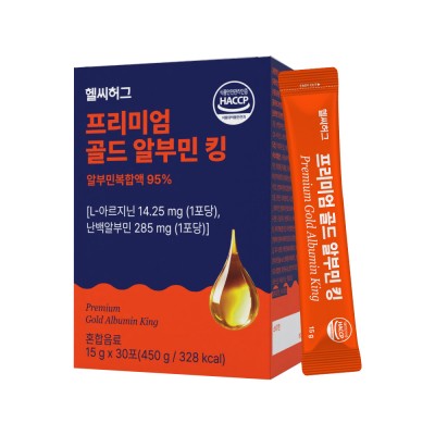 헬씨허그 프리미엄 골드 알부민 킹 15g x 30포